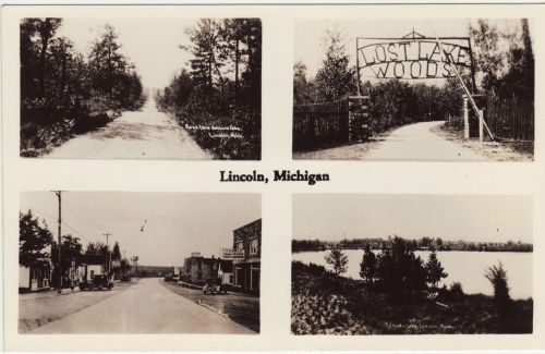 1 Roads   Lincoln Lake Postcard